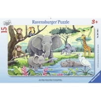 Ravensburger puzzle (slagalice) - Bebe zivotinje u Africi