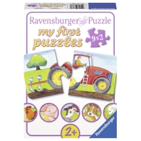 Ravensburger puzzle (slagalice) - Moje prve puzzle,9 u 1, na farmi