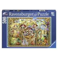 Ravensburger puzzle (slagalice) - Dizni porodica u zlatu