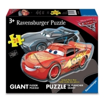 Ravensburger puzzle (slagalice) - Velike podne puzzle Cars