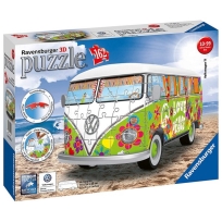 Ravensburger 3D puzzle (slagalice) -  VW Bus T1 u Hipi stilu