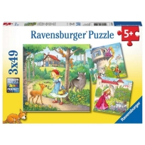 Ravensburger puzzle (slagalice) - Crvenkapa I Princ zabac