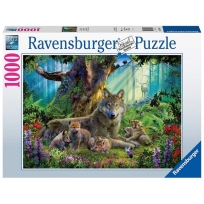 Ravensburger puzzle (slagalice) - Vukovi u sumi