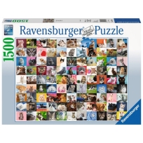 Ravensburger puzzle (slagalice)- 99 macaka
