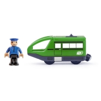 Moderna lokomitiva za elektricni voz zelene boje