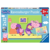 Ravensburger puzzle (slagalice) - Pepa prase u kuci