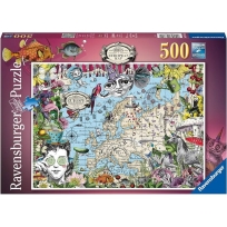 Ravensburger puzzle (slagalice) - Evropska mapa