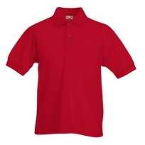 Kids 65/35 Polo Red 128