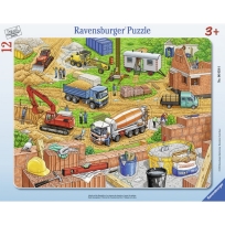 Ravensburger puzzle (slagalice)- Masine na gradilistu