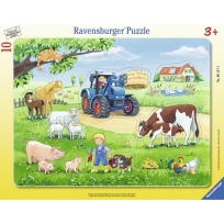 Ravensburger puzzle (slagalice)- Zivotinje na farmi