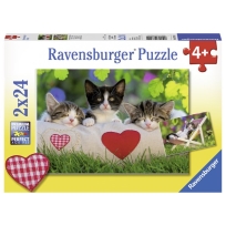 Ravensburger puzzle (slagalice)- Zaljubljene mace