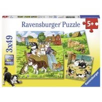 Ravensburger puzzle (slagalice) - Mladunci na farmi