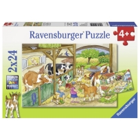 Ravensburger puzzle (slagalice) - Dan na farmi