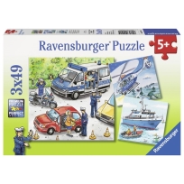 Ravensburger puzzle (slagalice) - Policija u akciji