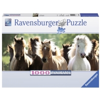 Ravensburger puzzle (slagalice)- Divlji konji panorama