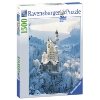 Ravensburger puzzle (slagalice)- Zamak Nojsvanstajn zimi