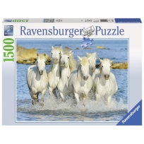 Ravensburger puzzle (slagalice)-Belo konji u galopu