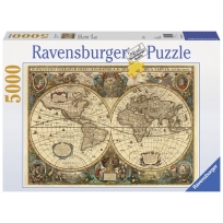 Ravensburger puzzle (slagalice)- Anticka karta sveta 5000