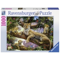Ravensburger puzzle (slagalice)- Porodica leoparda