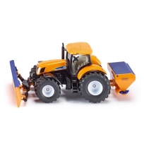 Traktor sa plugom za oranje I posipacem