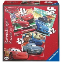 Ravensburger puzzle (slagalice) - Cars, 3 u 1