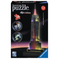Ravensburger 3D puzzle (slagalice) - Empire State Building nocno izdanje