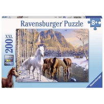 Ravensburger puzzle (slagalice) - Konji u zimskoj idili