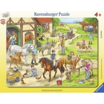 Ravensburger puzzle (slagalice) - Dan na rancu