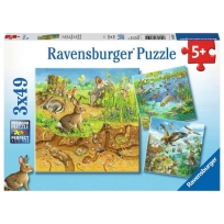 Ravensburger puzzle (slagalice) - Zivotinje u stanistima