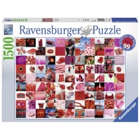 Ravensburger puzzle (slagalice)- 99 crvenih lepih stvari