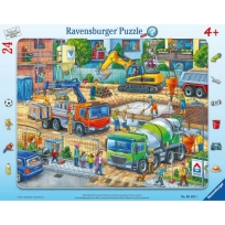 Ravensburger puzzle (slagalice) - Dešavanje na gradilištu