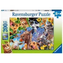 Ravensburger puzzle (slagalice) - Smešan životinjski selfi