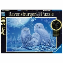 Ravensburger puzzle (slagalice) - Sove na mesečini