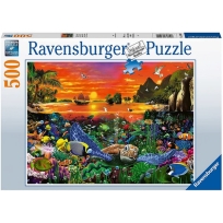 Ravensburger puzzle (slagalice) - Vesele kornjace