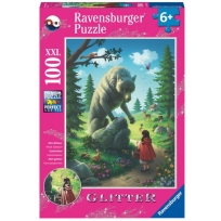 Ravensburger puzzle (slagalice) - Crvenkapa i vuk