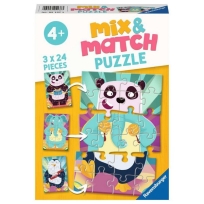 Ravensburger Mix&Match puzzle (slagalice) - Smešne životinje