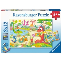 Ravensburger puzzle (slagalice) - Omiljeni dinosaurusi