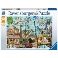 Ravensburger puzzle (slagalice) – Veliki gradovi, kolaž